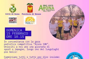 Camminata contro la violenza di genere - 15 febbraio - Arona