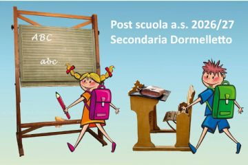 Attivazione del servizio di post scuola presso la scuola secondaria di primo grado di Dormelletto per l’a.s. 2026/2027 e apertura iscrizioni.
